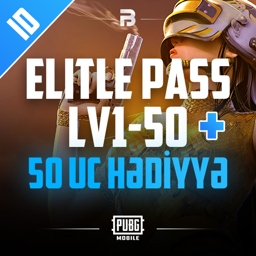 A14 Pubg Mobile Elite Pass LV1-50 + 50 UC
