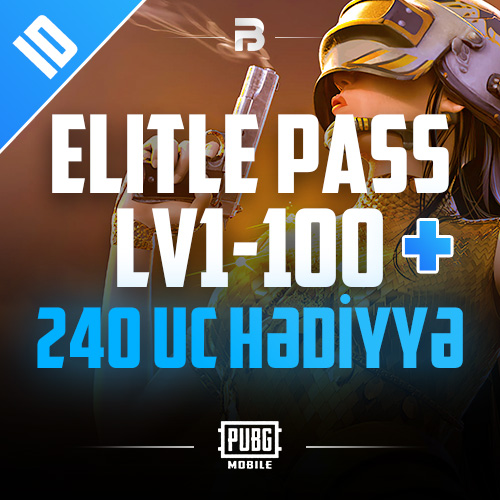 A14 Pubg Mobile Elite Pass Plus LV1-100 + 240 UC