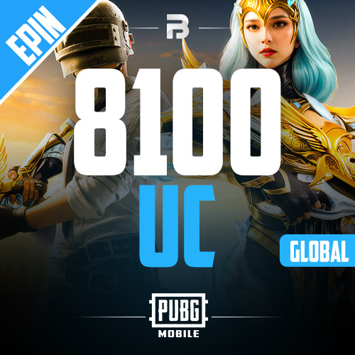 PUBG Mobile 8100 UC E-Pin